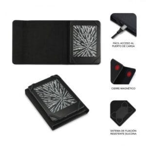 Subblim Funda Libro Electrónico Clever Ebook Case 6" Black