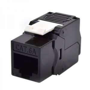 WP Keystone Cat. 6a UTP RJ45/Hembra Negra