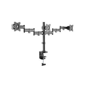 TOOQ SOPORTE MESA 3 MONITORES 13''-27'' NEGRO