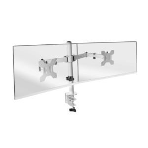 MARS GAMING SOPORTE MONITOR DUAL AJUSTABLE 27'' BLANCO