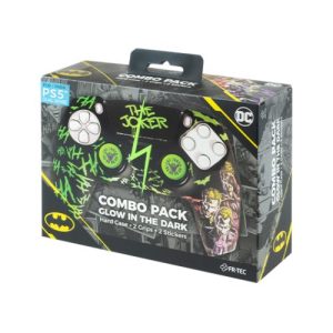 KIT FUNDA+GRIPS+STICKER MANDO PS5 FR-TEC DC JOKER