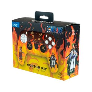 KIT FUNDA+GRIPS+STICKER MANDO PS5 FR-TEC ONE PIECE