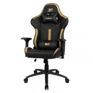 DRIFT Silla gaming DR350 Negra/Dorada