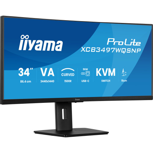 iiyama ProLite 34" 3440x1440 VA 120Hz 0.4ms - Imagen 4