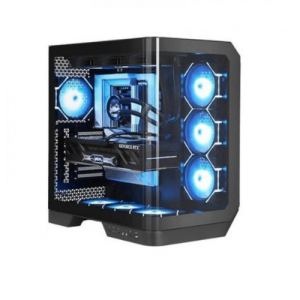Darkflash DY570 ATX Cristal Curvo ARGB negra